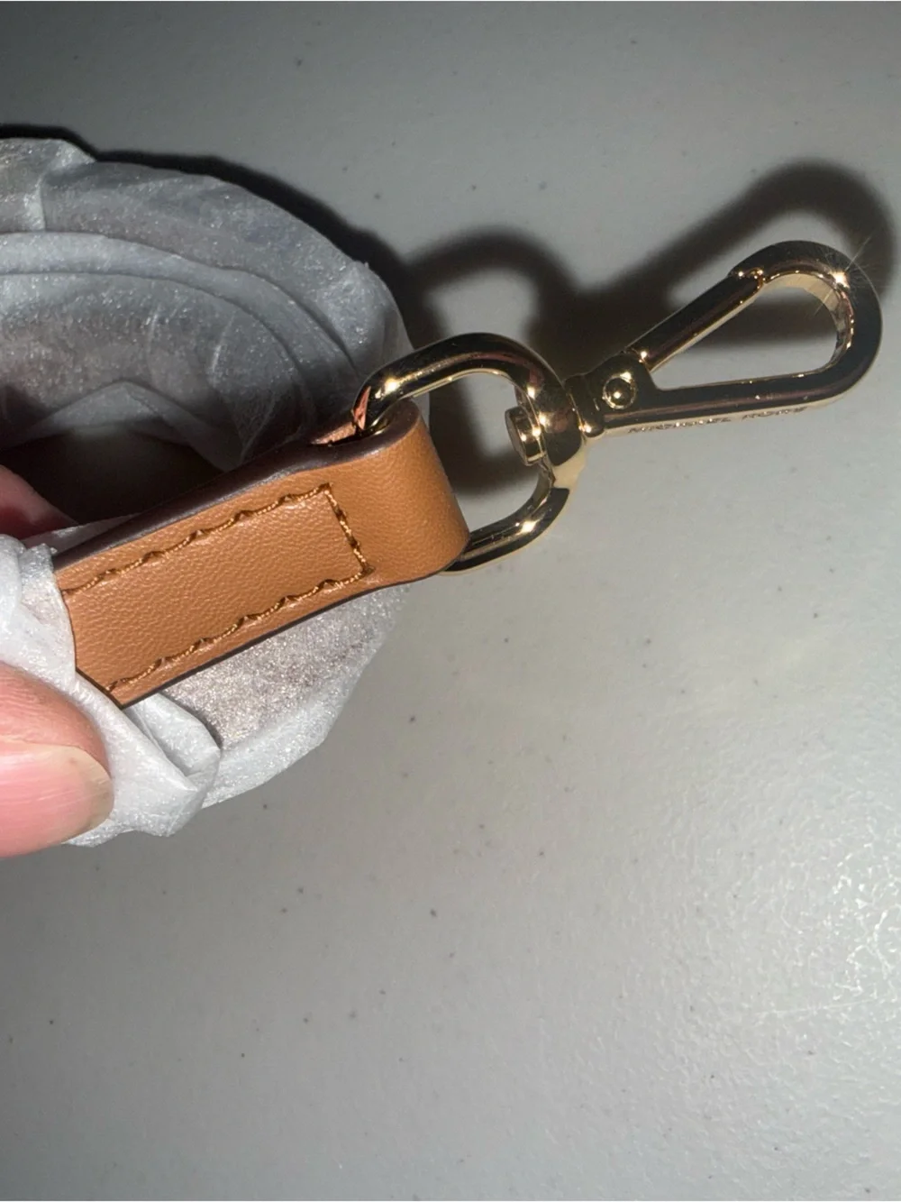 Michael Kors brown & gold harware